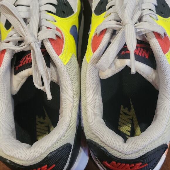 Nike Air Max 90 Volt Light Bone Ultramarine DH8010-003 Women’s Sz 8.5 - Picture 7 of 13